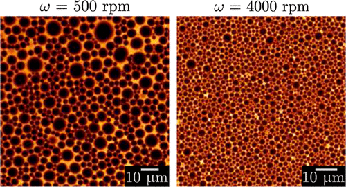 Droplet Size Distribution in Emulsions