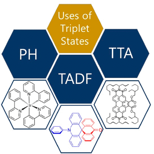 Exploring the Versatile Uses of Triplet States: Working Principles, Limitations, and Recent Progress in Phosphorescence, TADF, and TTA