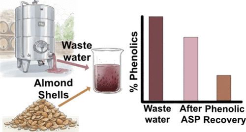 From Waste to Reuse: The Valorization of Almond Shells (Prunus dulcis) as a Sustainable Biosorbent for the Removal and Recovery of Phenolic Compounds in Winery Wastewater