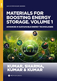 Cover image of Materials for Boosting Energy Storage. Volume 1: Advances in Sustainable Energy Technologies