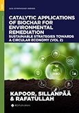 Cover image of Catalytic Applications of Biochar for Environmental Remediation: Sustainable Strategies Towards a Circular Economy (Vol 2)