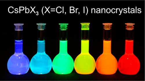 Nanocrystals of Cesium Lead Halide Perovskites (CsPbX3, X = Cl, Br, and I): Novel Optoelectronic Materials Showing Bright Emission with Wide Color Gamut