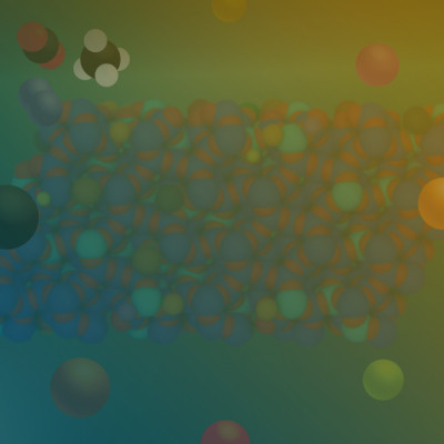 orange green and yellow abstract swirls