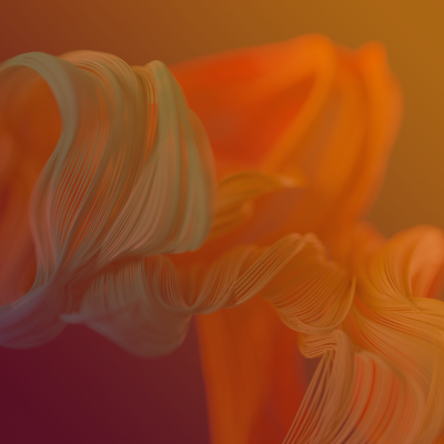  flowing, ethereal lines and warm, vibrant colors